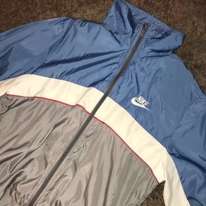 Blue unisex Nike windbreaker